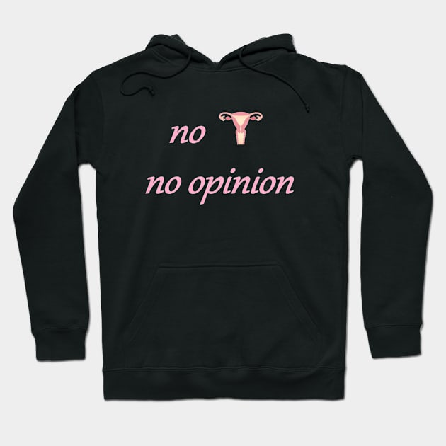 no opinion Hoodie by junimond